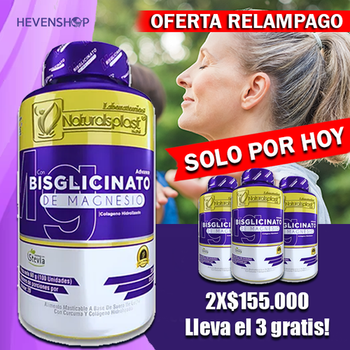 BISGLICINATO DE MAGNESIO BIENESTAR EN TODO TU CUERPO